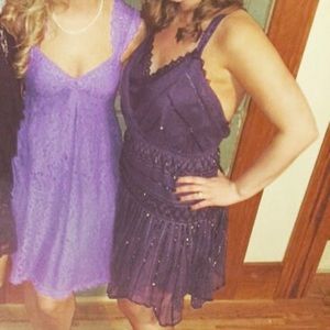 Free people slip dress.